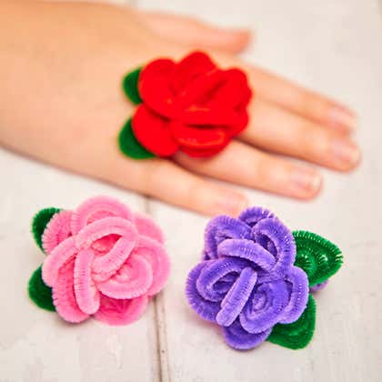 pipe-cleaner-rose-ring